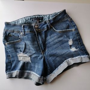 Jeans Shorts Cut Off Distressed Denim Ripped Sexy